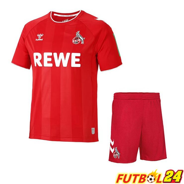 Camisetas De Futbol FC Koln Ninos Segunda Rojo 2022/2023
