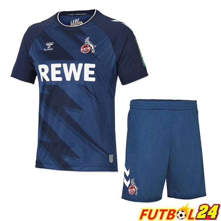 Camisetas De Futbol FC Koln Ninos Tercera Azul Real 2022/2023