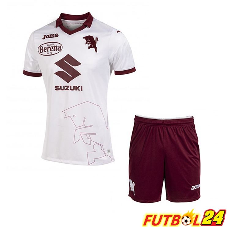 Camisetas De Futbol Torino FC Ninos Segunda Bianco 2022/2023