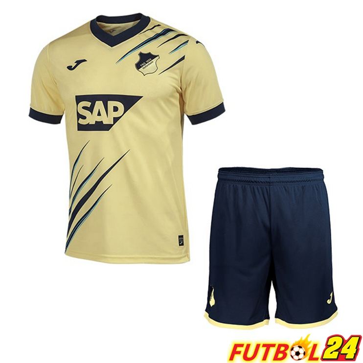 Camisetas De Futbol TSG Hoffenheim Ninos Segunda Amarillo 2022/2023