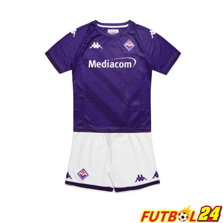 Camisetas De Futbol ACF Fiorentina Ninos Primera Púrpura 2022/2023