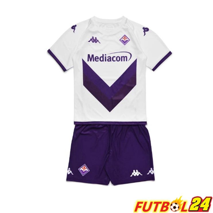 Camisetas De Futbol ACF Fiorentina Ninos Segunda Bianco 2022/2023