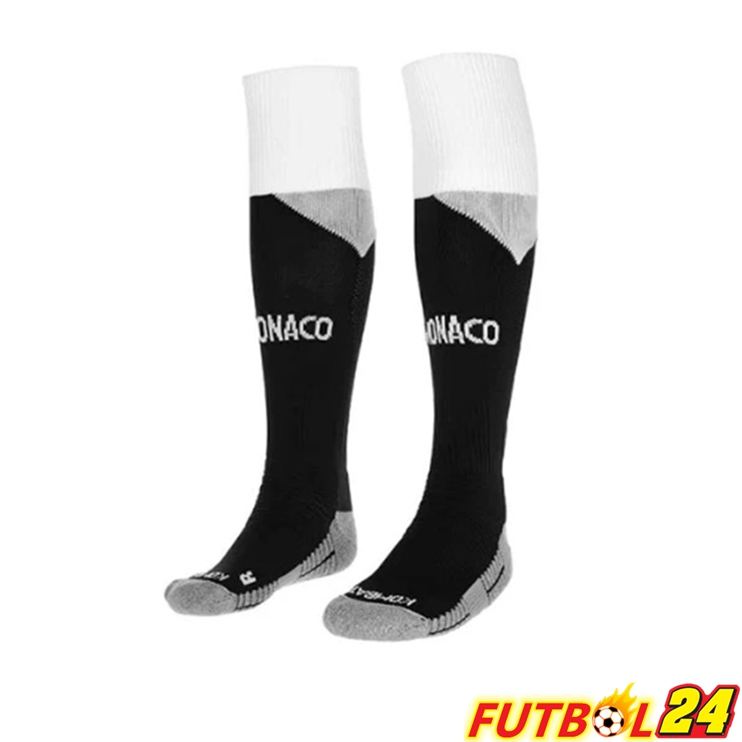 Calcetines De Futbol AS Monaco Segunda Negro 2022/2023