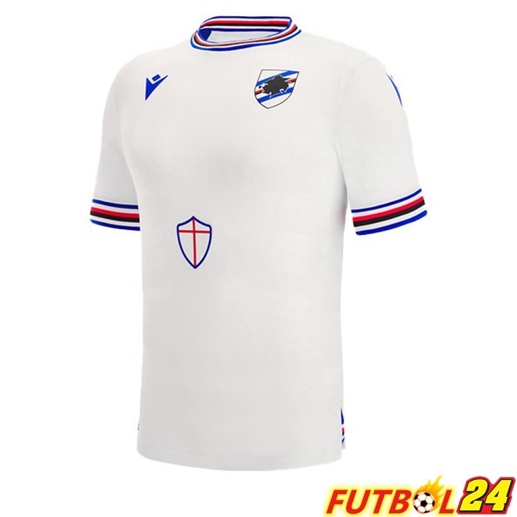 Camisetas De Futbol UC Sampdoria Segunda Bianco 2022/2023