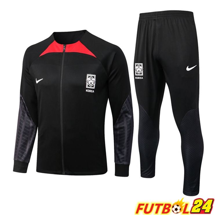 Chandal Equipos De Futbol - Chaqueta Corea Negro 2022/2023