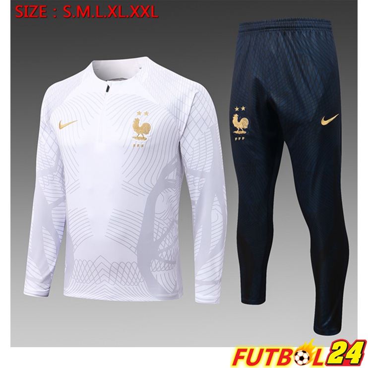 Chandal Equipos De Futbol Francia Ninos Bianco 2022/2023