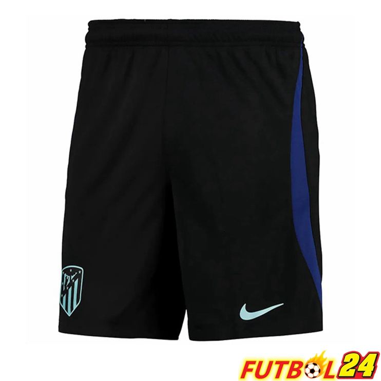 Cortos de Futbol Atletico Madrid Segunda Negro 2022/2023