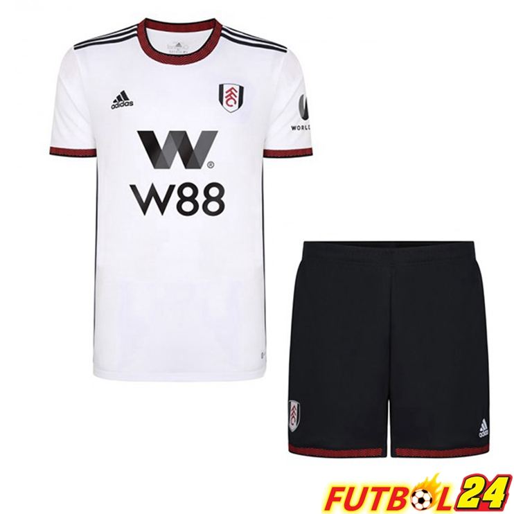 Camisetas De Futbol Fulham FC Ninos Primera Blanco 2022/2023