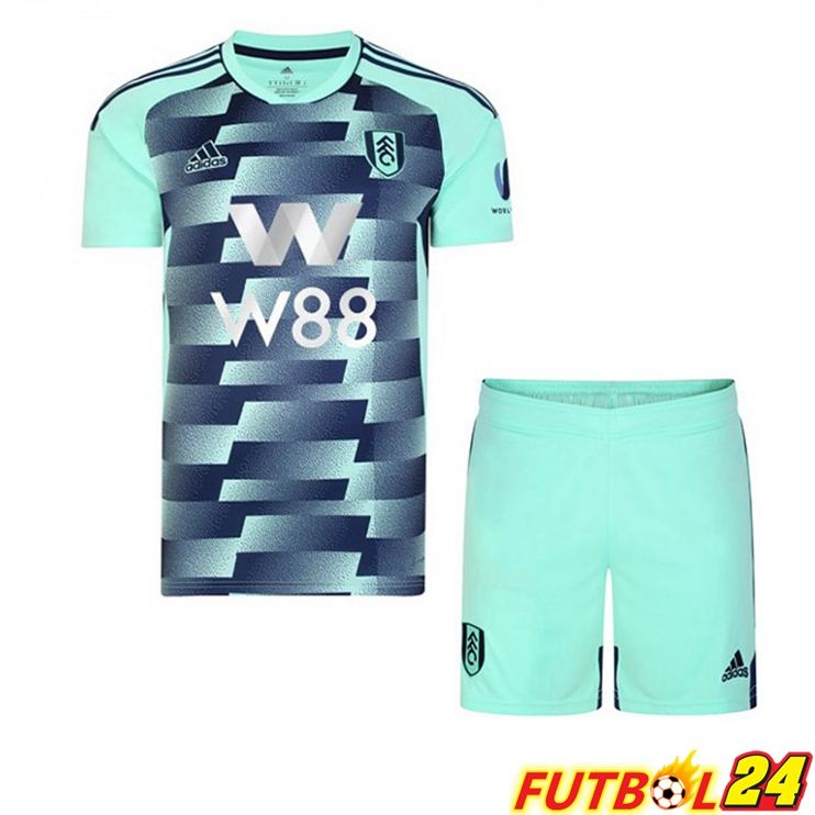 Camisetas De Futbol Fulham FC Ninos Segunda Cyan 2022/2023
