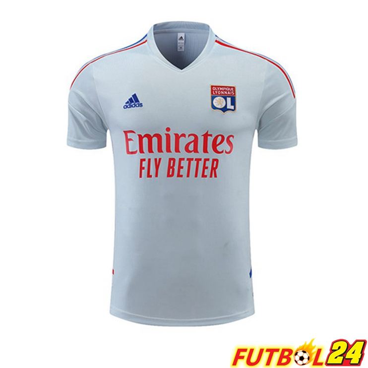 Camiseta Entrenamiento Lyon OL Gris 2022/2023