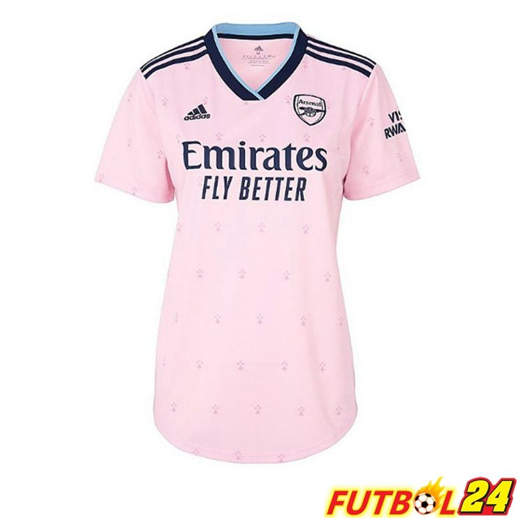 Camisetas De Futbol Arsenal Mujer Tercera Rosado 2022/2023