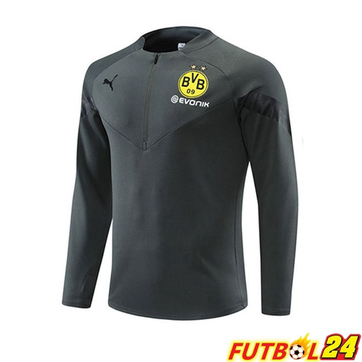 Sudadera De Entrenamiento Dortmund BVB Gris 2022/2023