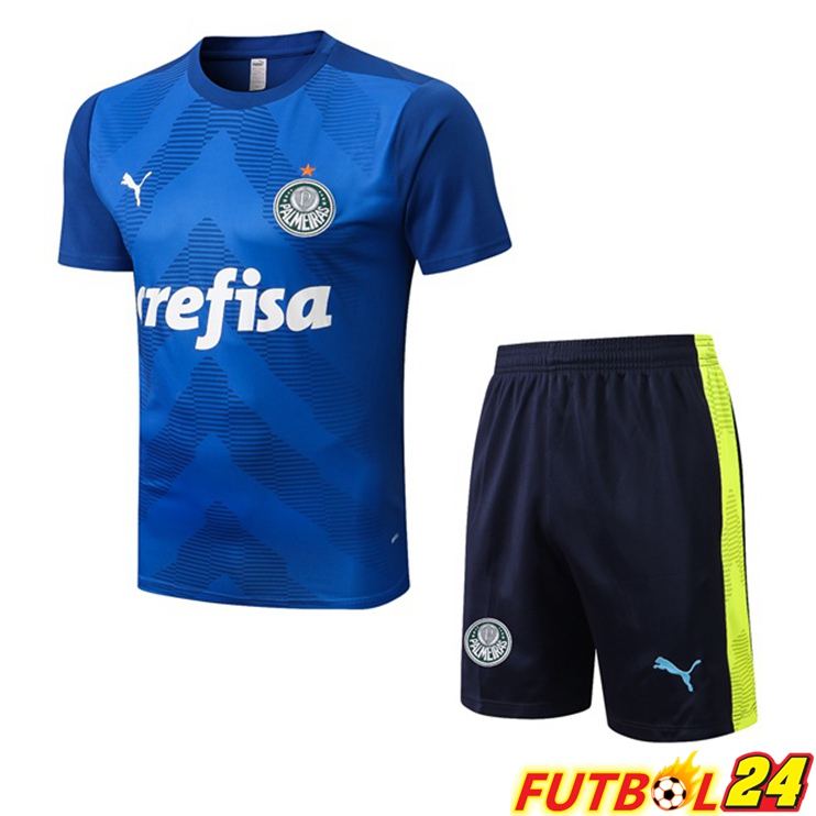 Camiseta Entrenamiento Palmeiras + Cortos Azul 2022/2023