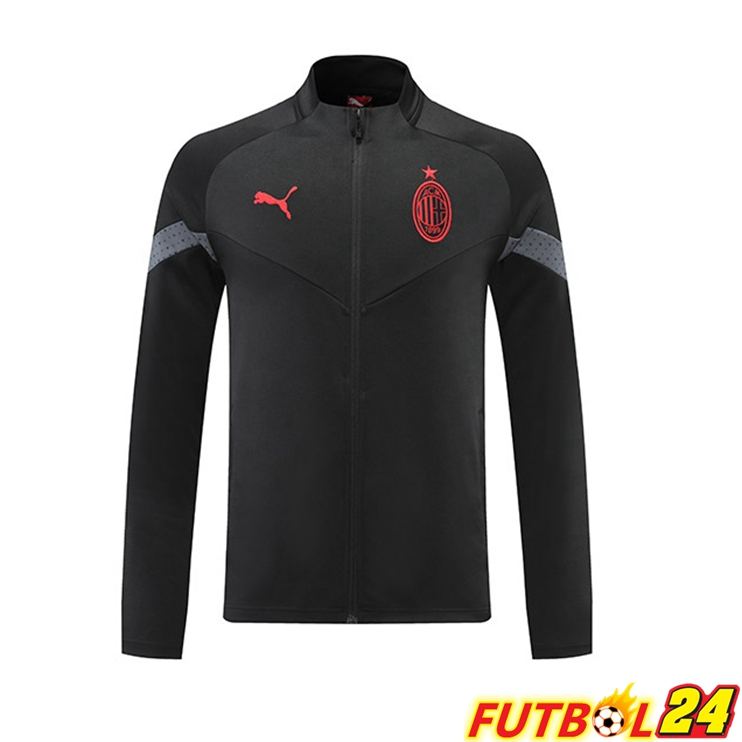 Chaquetas Futbol AC Milan Negro 2022/2023