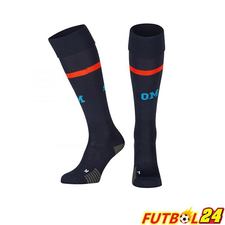 Calcetines De Futbol Marsella OM Segunda Negro 2022/2023