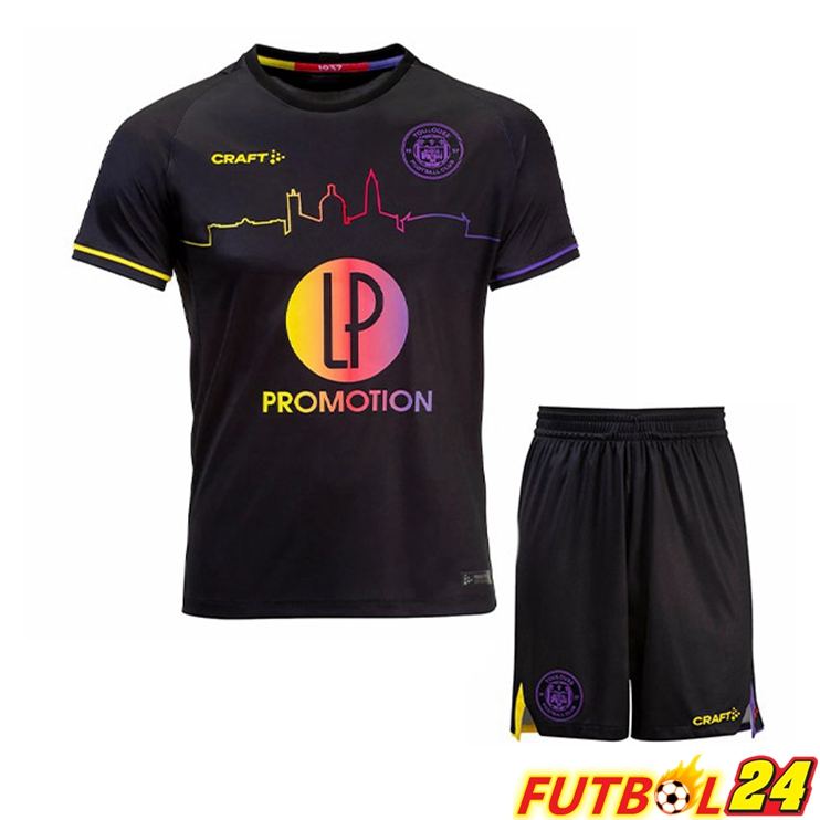 Camisetas De Futbol Toulouse Ninos Segunda Negro 2022/2023