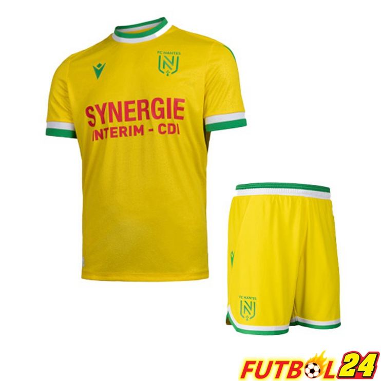 Camisetas De Futbol FC Nantes Ninos Primera Amarillo 2022/2023