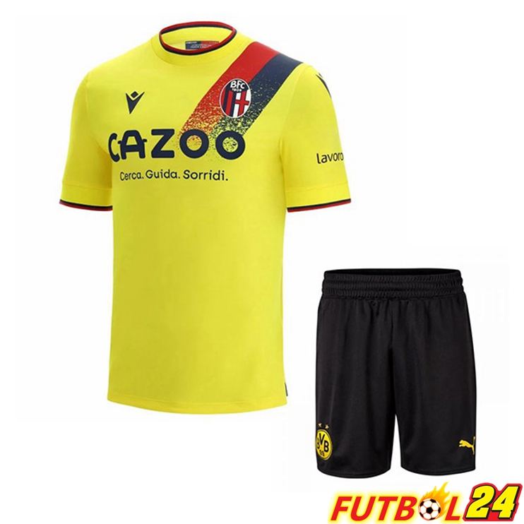 Camisetas De Futbol Bologne Ninos Tercera Amarillo 2022/2023