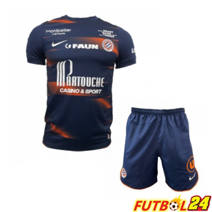 Camisetas De Futbol Montpellier HSC Ninos Primera Negro 2022/2023
