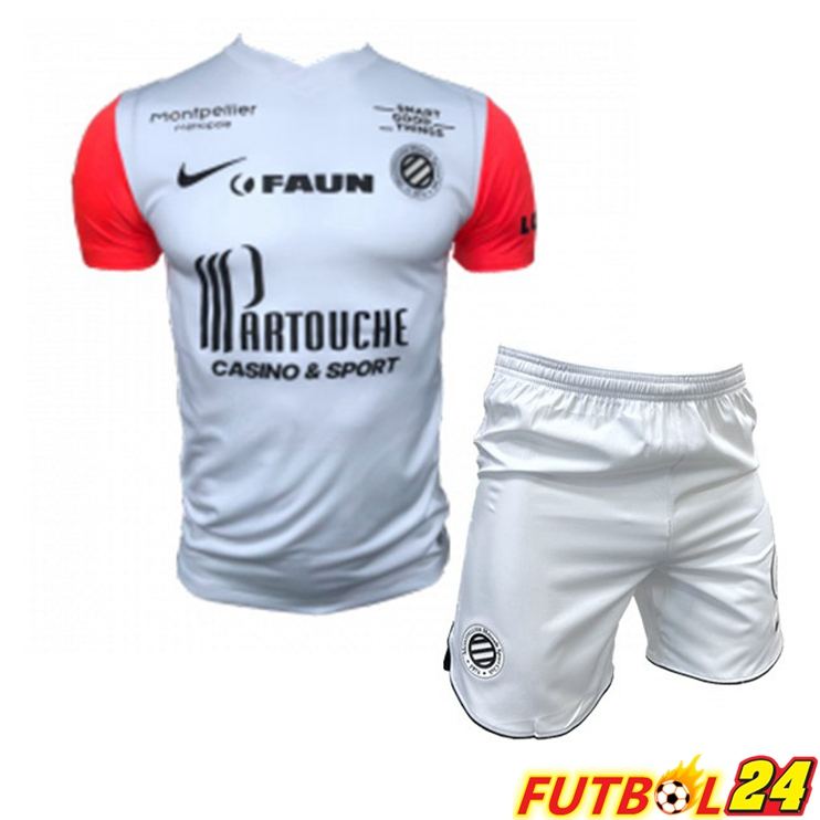 Camisetas De Futbol Montpellier HSC Ninos Segunda Gris 2022/2023