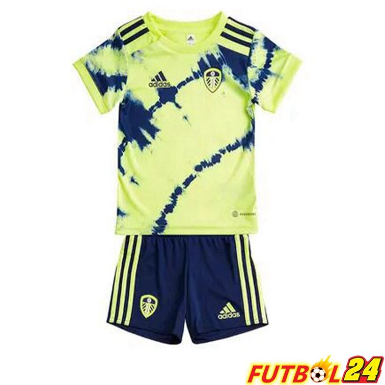Camisetas De Futbol Leeds United Niño Segunda Verde Negro 22/23