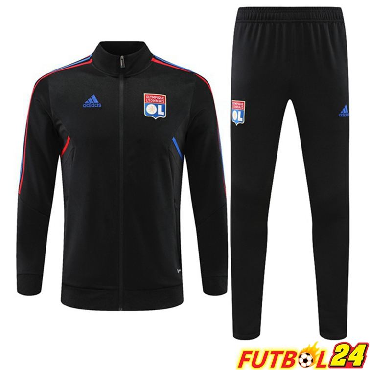 Chandal Equipos De Futbol - Chaqueta Lyon OL Negro 22/23