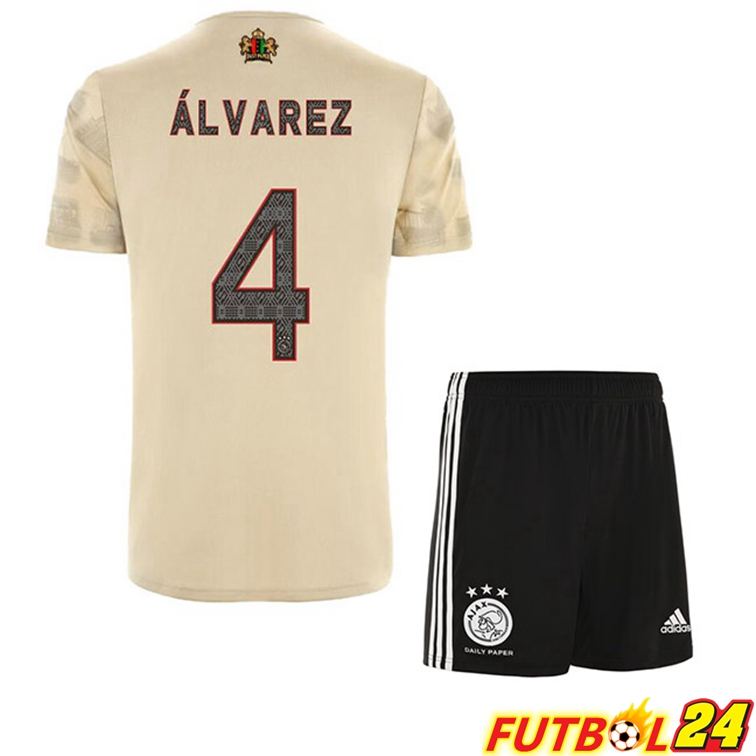 Camisetas De Futbol AFC Ajax (Álvarez 4) Niño Tercera Marron 22/23