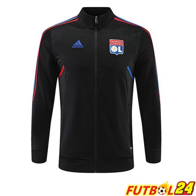 Chaquetas Futbol Lyon OL Negro 22/23