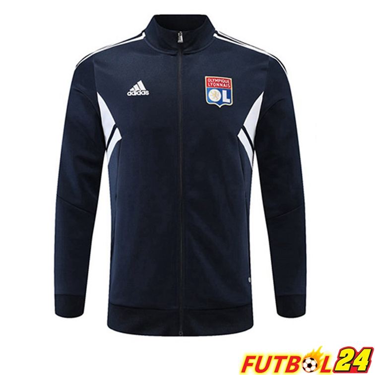 Chaquetas Futbol Lyon OL Azul Royal 22/23