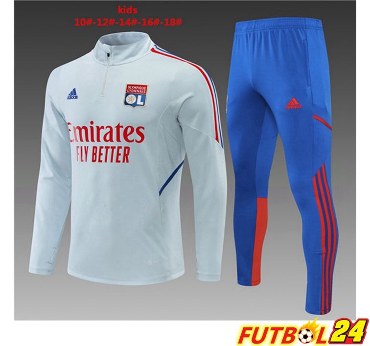 Chandal Futbol Lyon OL Niño Gris 22/23