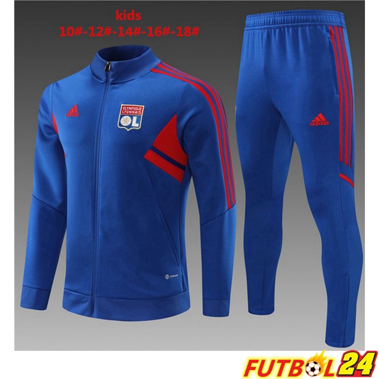Chandal Equipos De Futbol - Chaqueta Lyon OL Niño Azul 22/23