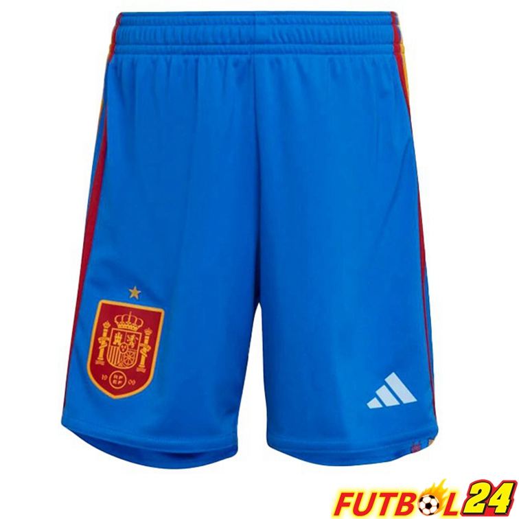 Cortos de Futbol España Segunda Azul Blanco 22/23