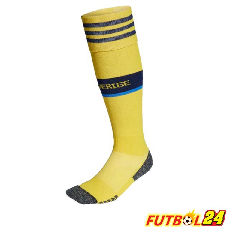 Calcetines De Futbol Suecia Primera Amarillo 22/23