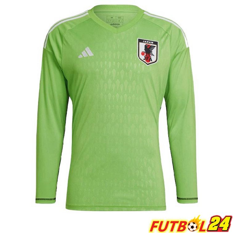 Camiseta Japón Portero Manga Larga Verde Copa del mundo 2022