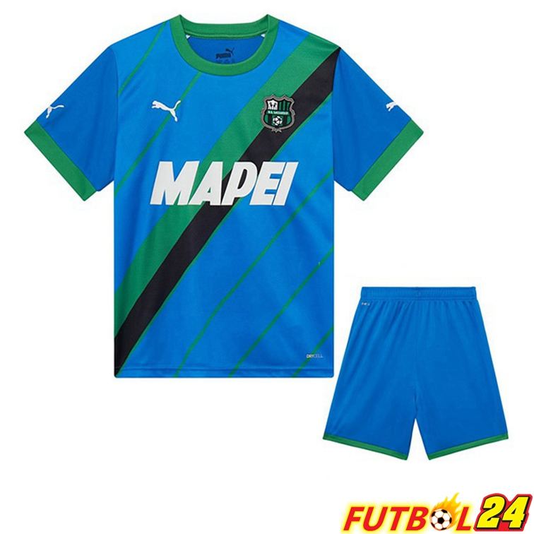 Camisetas De Futbol US Sassuolo Niño Tercera Azul 22/23