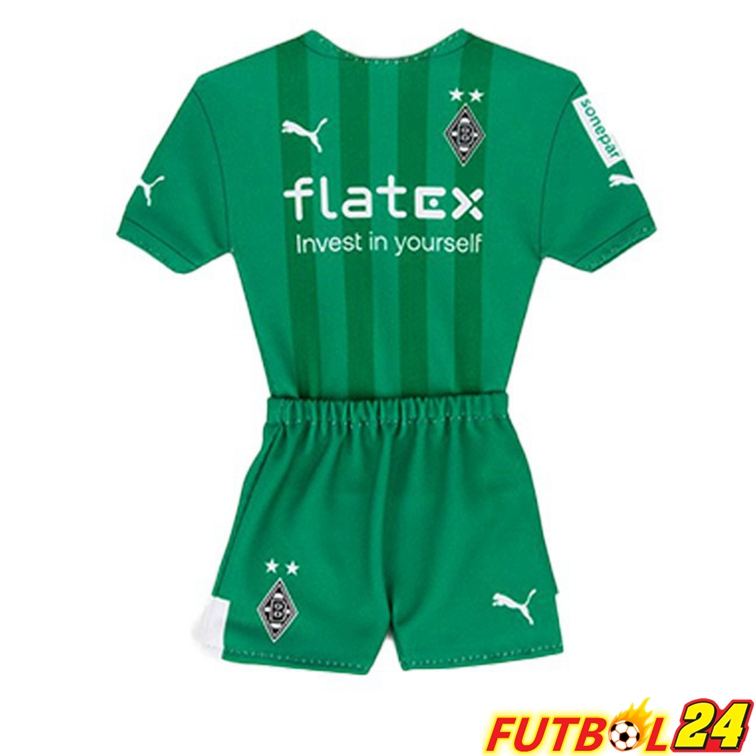 Camisetas De Futbol Monchengladbach Niño Segunda Verde 22/23