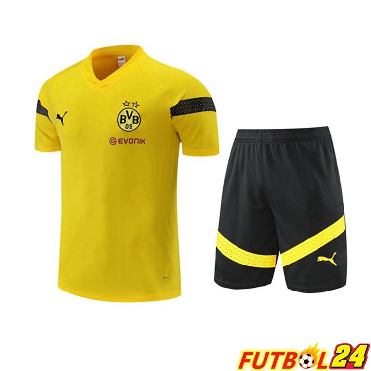 Camiseta Entrenamiento Dortmund BVB + Cortos Amarillo 22/23