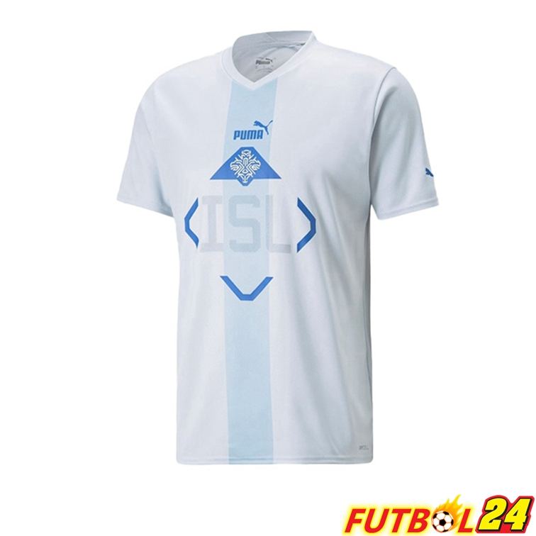 Camisetas De Futbol Islandia Segunda Blanco 22/23