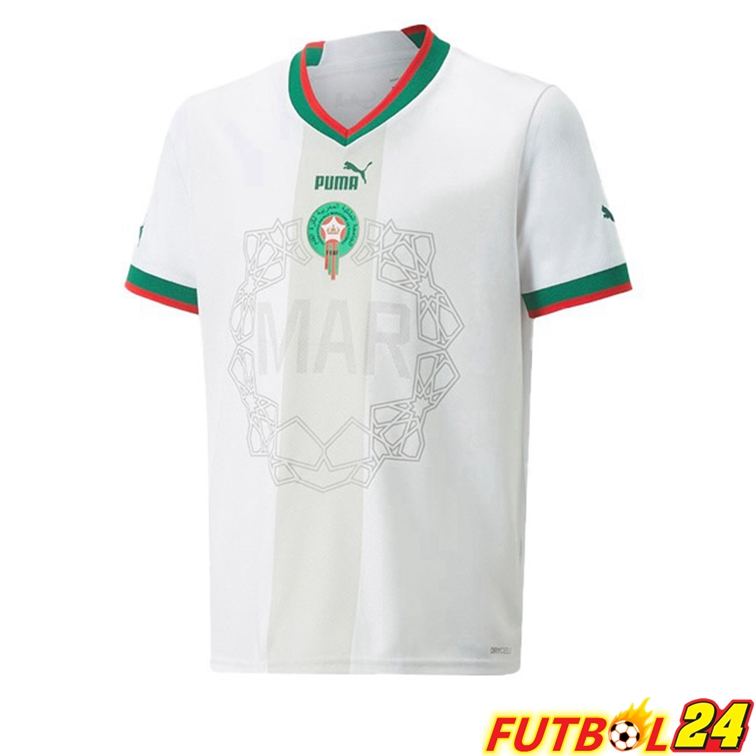 Camisetas De Futbol Marruecos Segunda Blanco 22/23