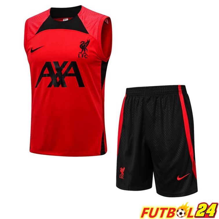 Chaleco De Futbol FC Liverpool + Cortos Roja 22/23