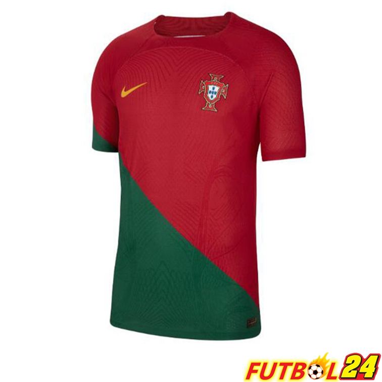 Camisetas De Futbol Portugal Primera Roja Verde Copa del mundo 2022