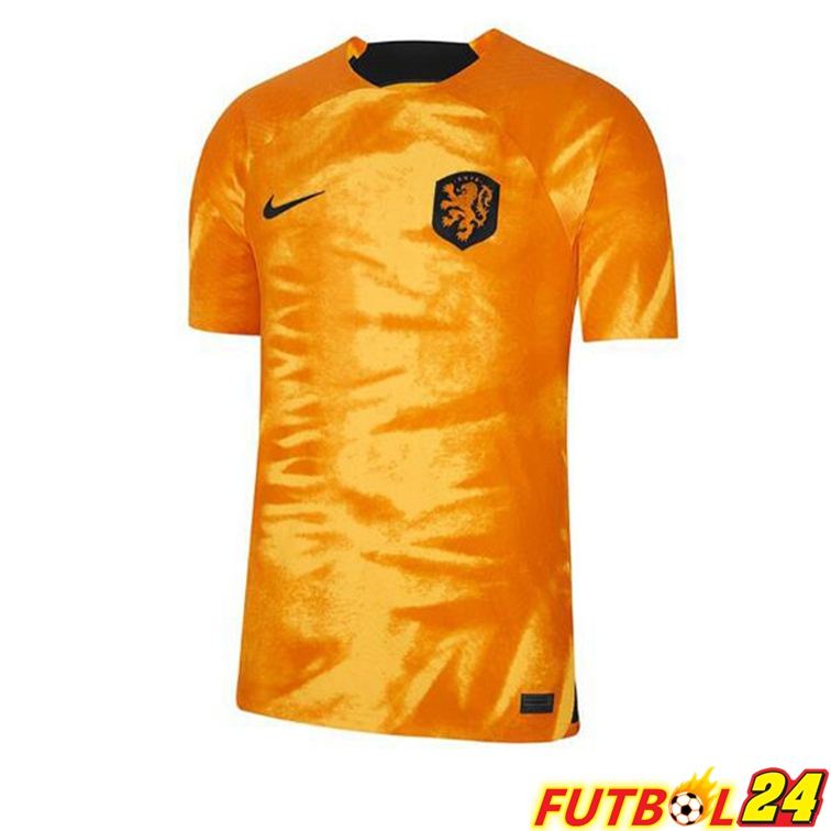 Camisetas De Futbol Países Bajos Primera Amarillo Copa del mundo 2022