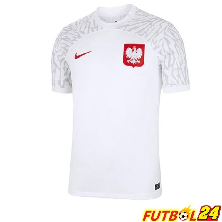 Camisetas De Futbol Polonia Primera Blanco Copa del mundo 2022
