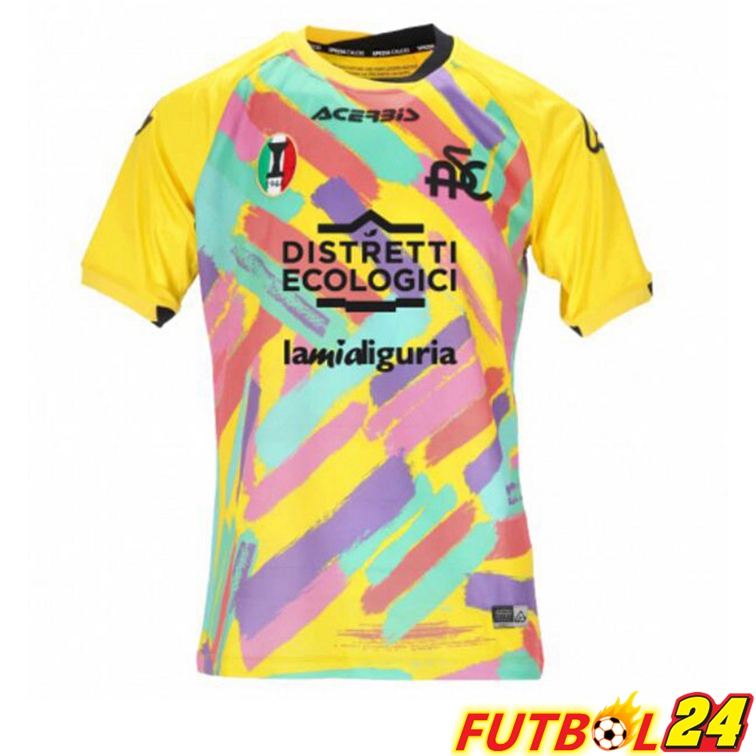 Camisetas De Futbol Spezia Calcio Tercera Amarillo 22/23