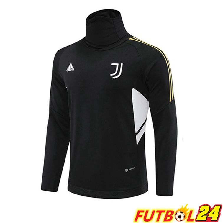 Sudadera De Entrenamiento Juventus Cuello Alto Negro 22/23