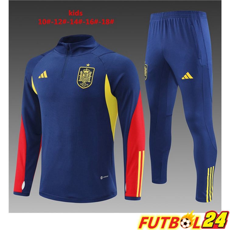 Chandal Futbol España Niño Azul Royal 22/23