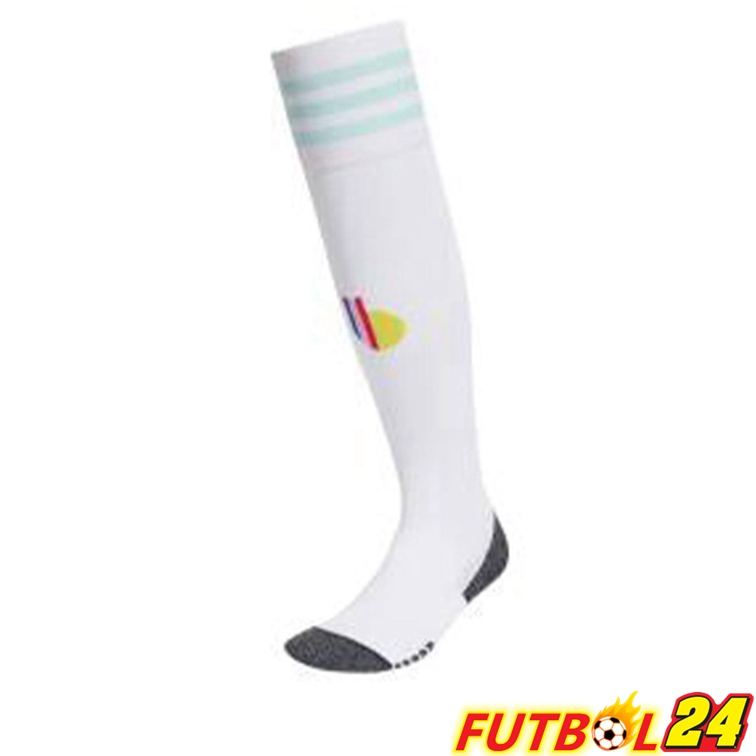 Calcetines De Futbol Belgica Segunda Blanco 22/23
