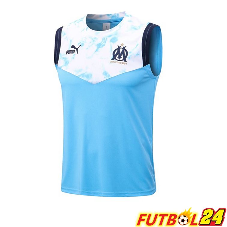 Chaleco De Futbol Marsella OM Azul Blanco 22/23