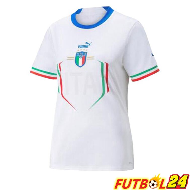 Camisetas De Futbol Italia Mujer Segunda Blanco 22/23