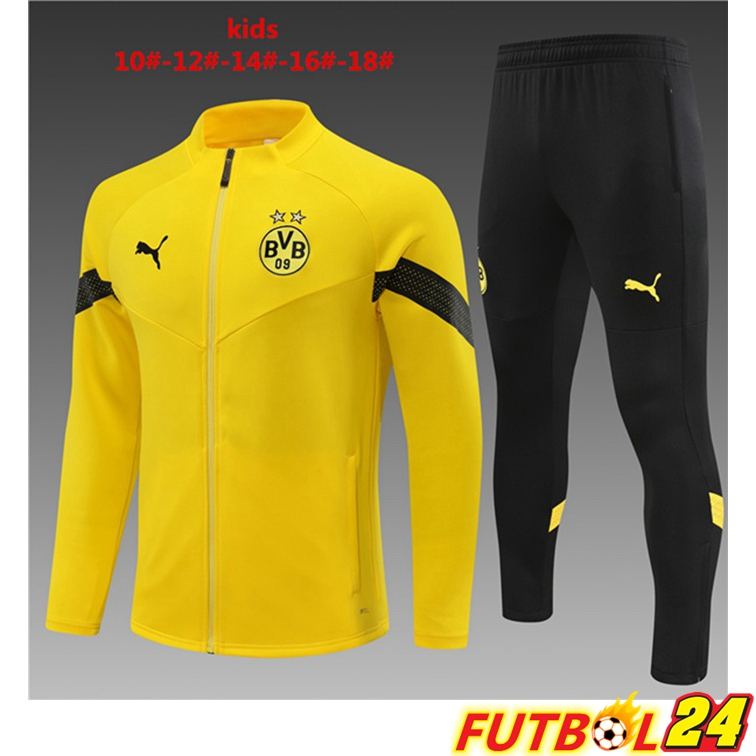 Chandal Equipos De Futbol - Chaqueta Dortmund BVB Niño Amarillo 22/23